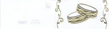 10x kaartje ringen mat